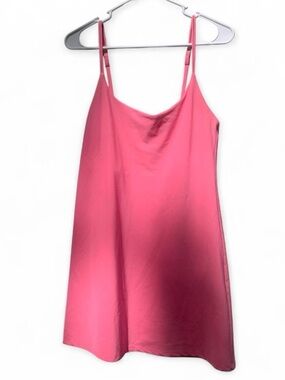 Abercrombie & Fitch Hot Pink Slip Dress with Spaghetti Straps
